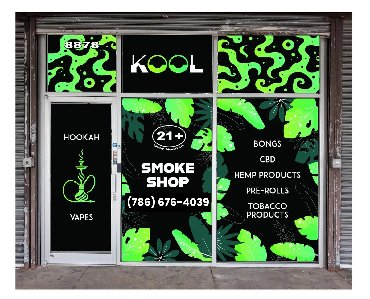 Kool Smoke Shop storefront on NW 7th Avenue